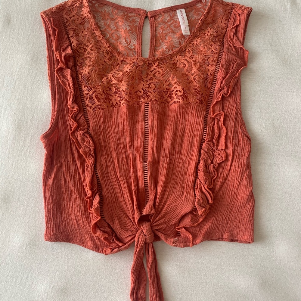 Rust crop top